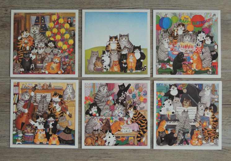 Kartenset aus Katzenhaus