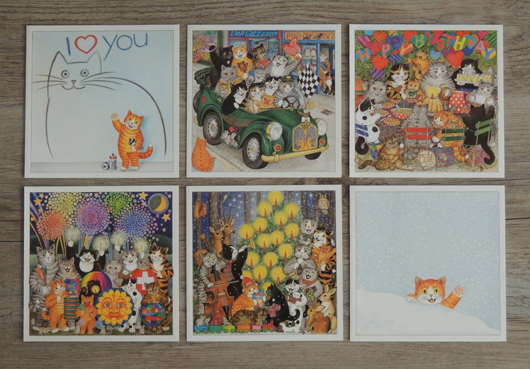 Kartenset aus Katzenland