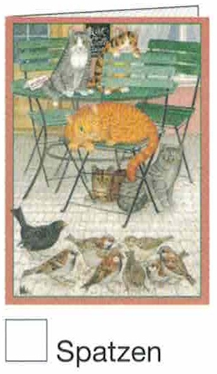 Karte Spatzen